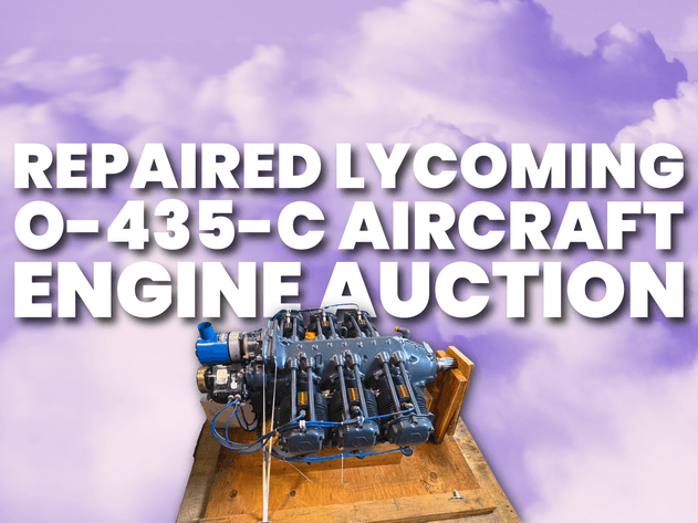 Image for Repaired Lycoming O-435-C Aircraft Engine Auction