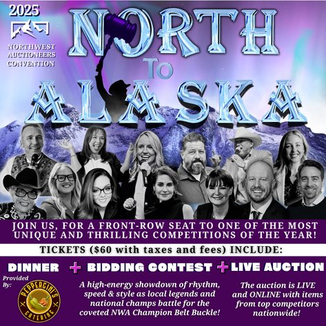 Image for 2025 Northwest Auctioneers Association Bid Calling Contest Live Online Auction