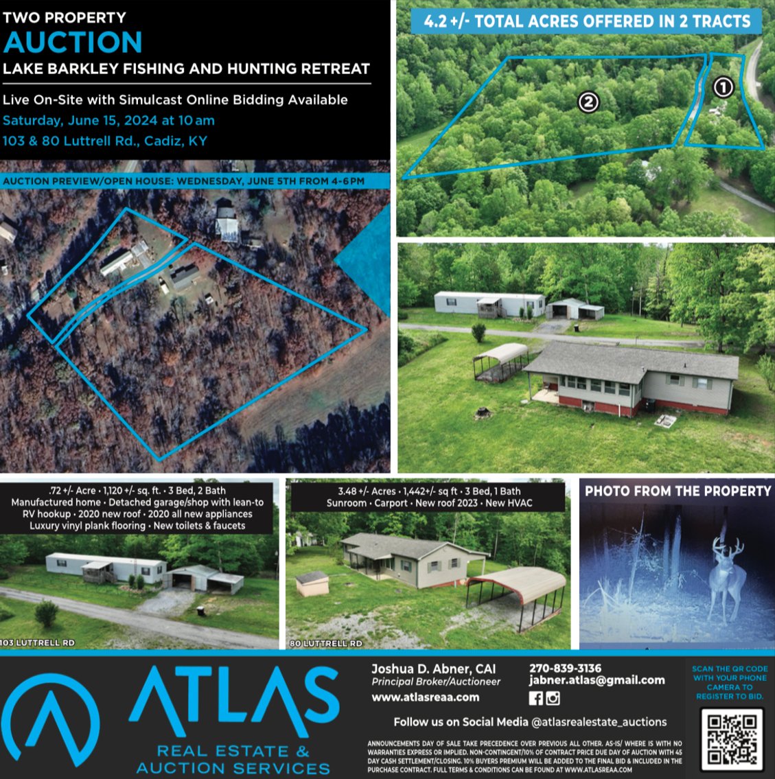 Image for 103 & 80 Luttrell Rd. AUCTION