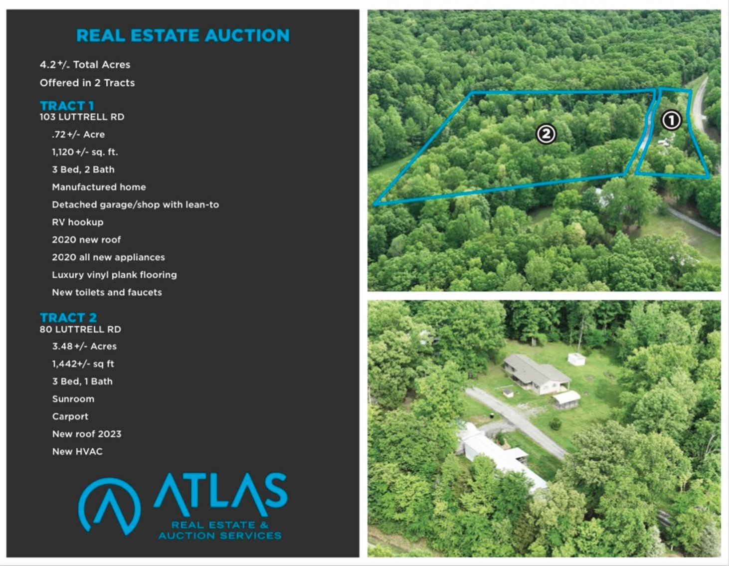 Image for 103 & 80 Luttrell Rd. AUCTION