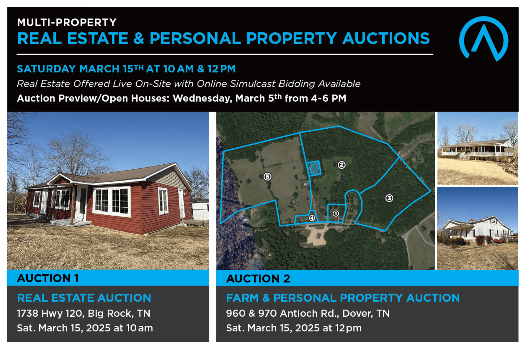 Image for 1738 Hwy 120, Big Rock, TN AUCTION
