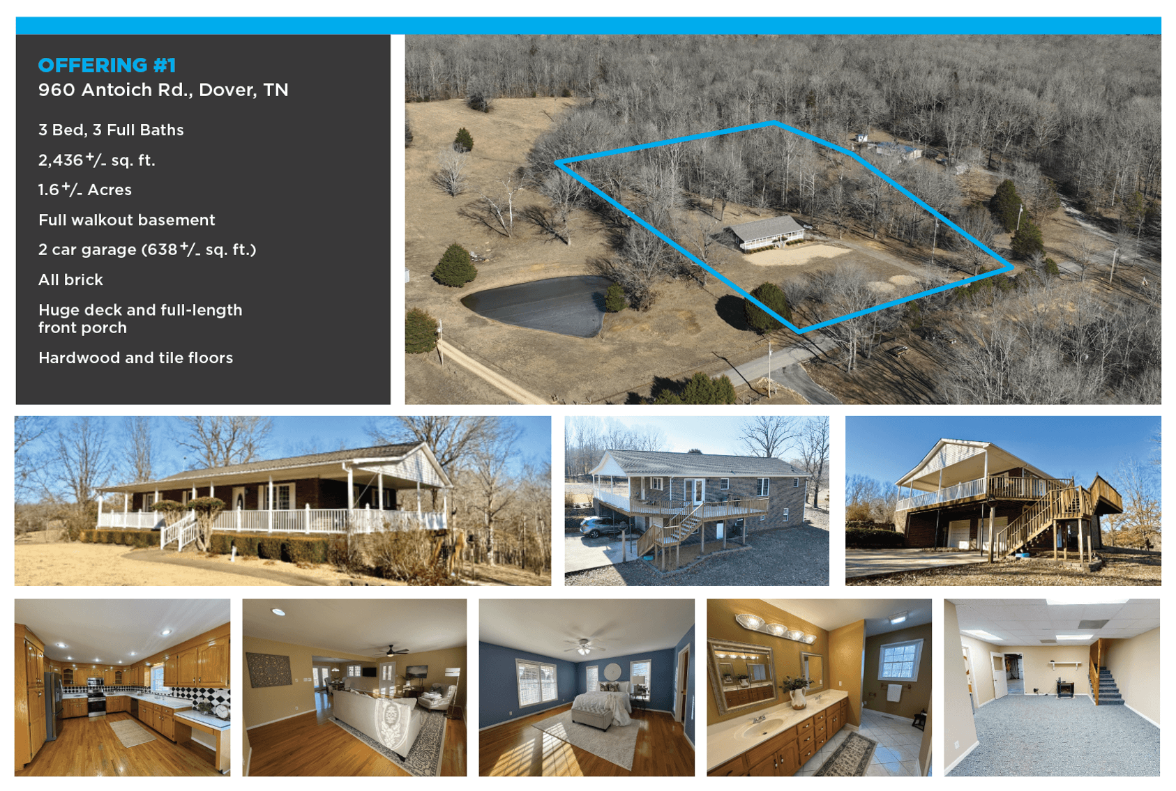 Image for FARM AUCTION: 960 & 970 Antioch Rd.