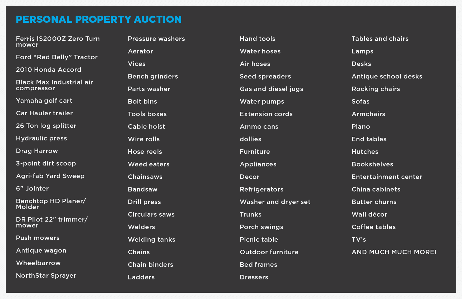 Image for Hobby Farm Auction