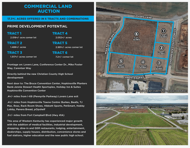 Image for Lovers Lane; 17.3 +/- Acre Commercial Auction