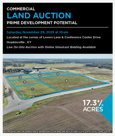 Image for Lovers Lane; 17.3 +/- Acre Commercial Auction