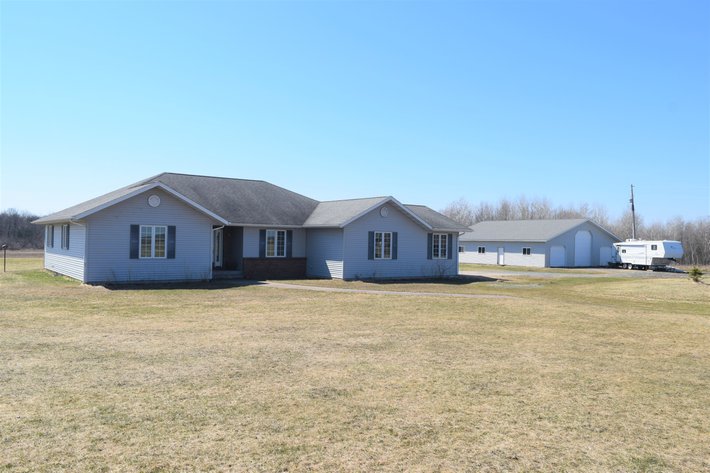 Image for 4 Bedroom, 2 Bath Country Home on 3± Acres with 48'x48' Shed, Taylor County - Lublin, WI