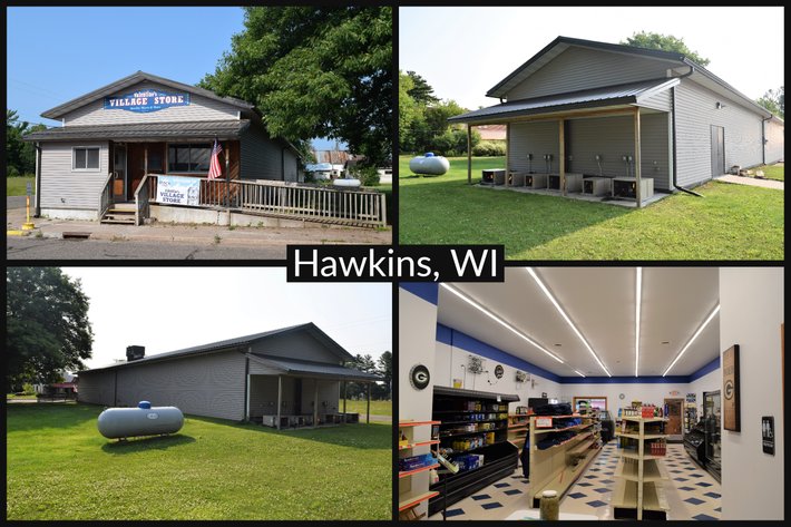 Image for 2600± Sq Ft Commercial Property, Formerly Valentines Village Store - Hawkins, WI