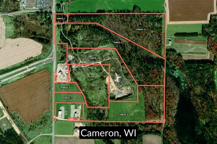 Image for 143± Acres Offered in 8 Parcels, Prime Frontage on Hwy 8 & Cty Rd SS, Village of Cameron - Barron County, WI