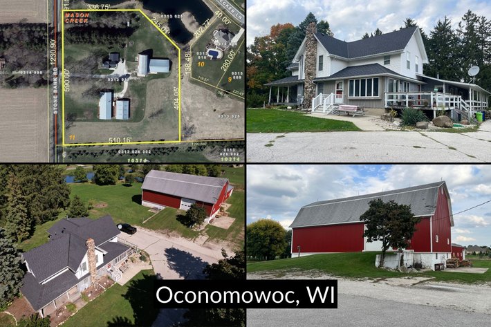 Image for 5 Bedroom, 3.5 Bath Home on 6.4± Acres, Barn and Outbuildings, Prime Farmette Opportunity - Oconomowoc, WI