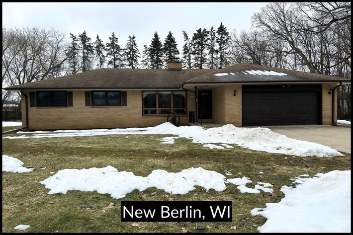 Image for 3 Bedroom, 1.5 Bath Ranch Style Home on 0.5± Acre Lot - New Berlin, WI