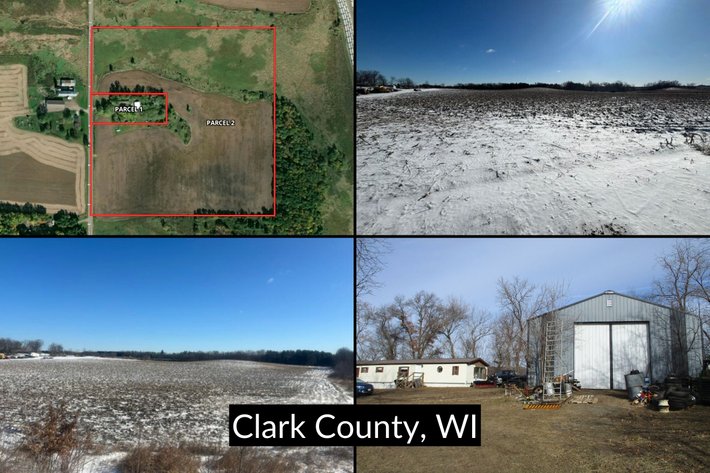Image for 40± Acres & 3 Bedroom, 1 Bath Manufactured Home with Outbuildings Offered in 2 Parcels, Humbird - Clark County, WI