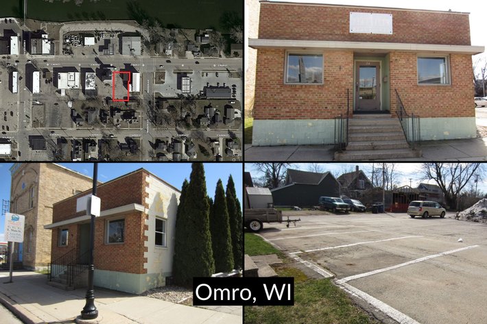 Image for 800± Sq Ft Commercial Building with Basement on Main Street, Paved Parking Lot, Lender Owned - Omro, WI