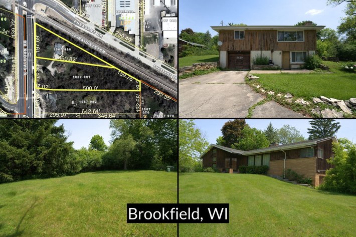 Image for (2) 3 Bedroom Single Family Homes Offered in 2 Parcels, Close to Schools, Public Library, Trails & Parks - Brookfield, WI