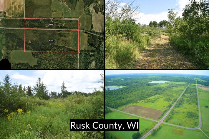 Image for 80± Acres Offered in 2 Parcels, Prime Recreational Hunting Land with Trails near Weyerhaeuser - Rusk County, WI