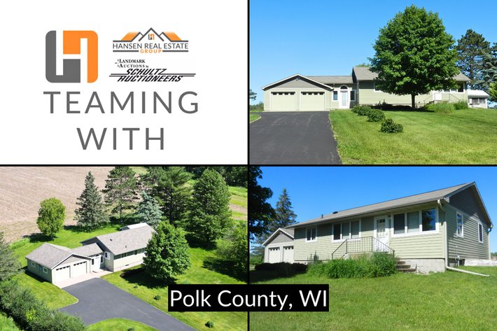 Image for 3 Bedroom, 2 Bath, Ranch Style Home on 1.53± Acres, Country Home with 2 Car Attached Garage & 20x40 Pole Shed near Clayton - Polk County, WI