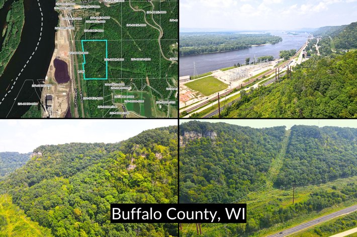Image for 21.85± Wooded Recreational Land with Mississippi River Views near Alma - Buffalo County, WI