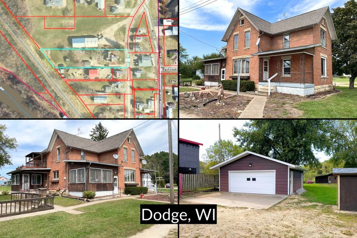 Image for 5 Bedroom, 2 Bath Home on 0.878± Acre Lot, Detached 2 Car Garage & Other Outbuildings in Trempealeau County - Dodge, WI