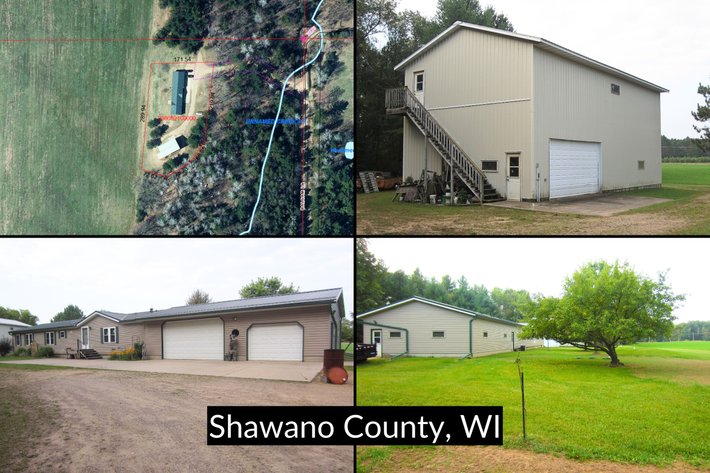 Image for 3 Bedroom, 2.5 Bath, 2000± Sq Ft Country Home on 1± Acre, Large Attached Garage & 50x48 2-Story Shed near Marion - Shawano County, WI