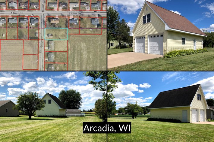 Image for Oversized 24x30 2-Car Garage, In-Floor Heat & 14x30 Upper Level on 0.353± Acre Residential Lot - Arcadia, WI