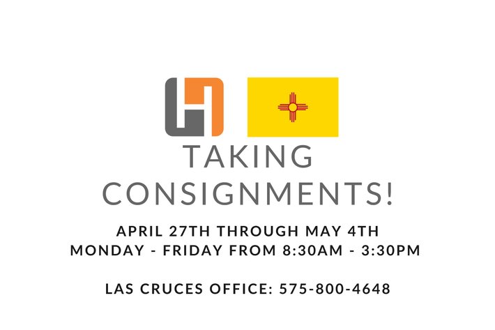 Image for May 2026 Las Cruces Consignment Auction - Las Cruces, NM