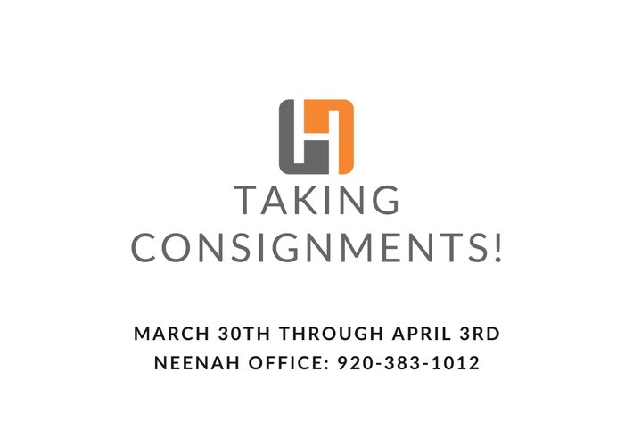 Image for April 2026 Neenah Consignment Auction - Neenah, WI