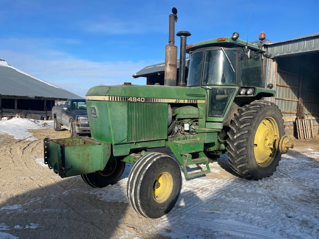Image for Lorcrest Farms Inc/Darrel Lorch Estate - JD 4440 Power Shift, JD 4840, JD 560 M Round Baler, NH 313 Discbine, Kubota 135 & Bobcat S64 - Blair, WI