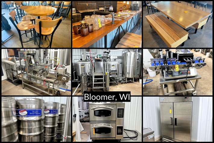 Image for Bloomer Brewing Liquidation - Brewing Equipment & Bar Equipment - Bloomer, WI
