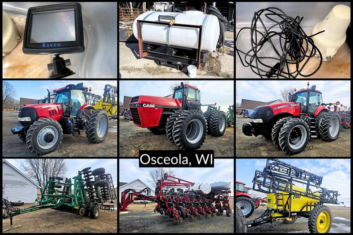 Image for Cottor Farms Retirement Auction - Case IH Tractors, 2150 Planter, Turbo Till & Sprayer - Osceola, WI