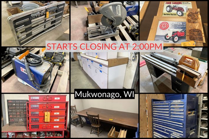 Image for ONLINE  - W H Major and Sons Business Retirement Auction - Mukwonago, WI