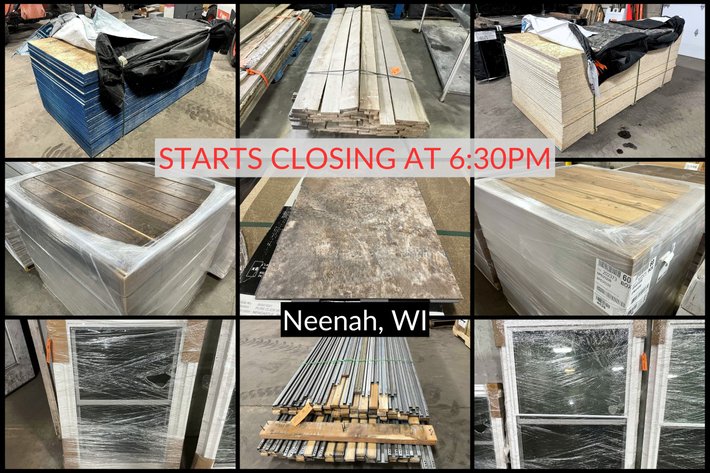 Image for 2 of 5 March 2026 Building Materials Surplus - Neenah, WI