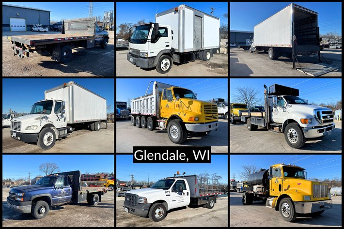 Image for Excess Fleet Equipment – Quad Axle Dump Truck, 1 Ton Truck, Flatbed, F-350 Pickup & More - Glendale, WI