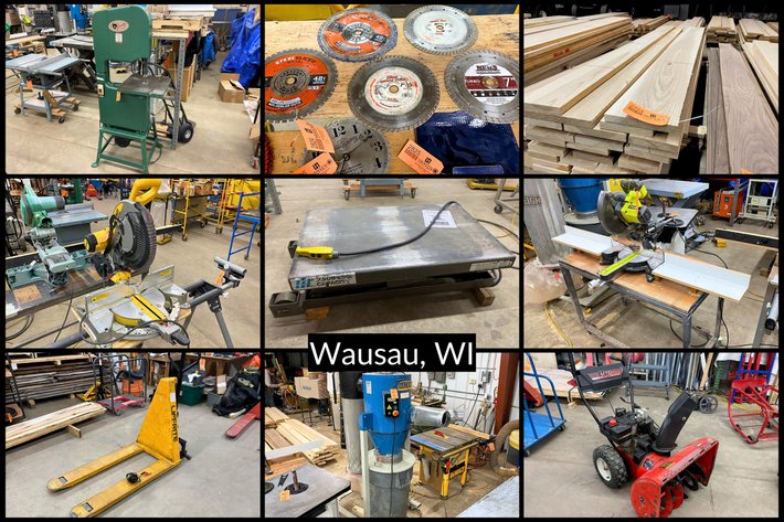 Image for Woodworking, Lumber, Cabinetry, Hardware, Scaffolding, Pallet Jacks, Industrial Items & More - Wausau, WI
