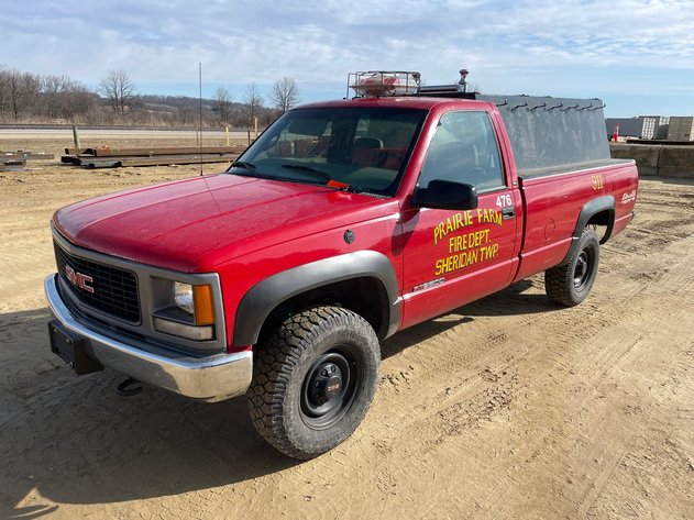 Image for Prairie Farm Sheridan Fire Department - 1999 GMC 2500 Pickup & More -  Downing, WI