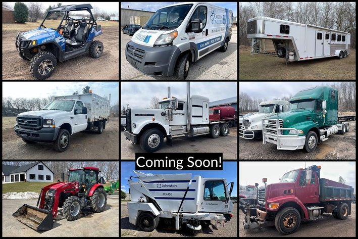 Image for April 2026 Monthly Construction, Heavy Trucks & Government Consignment - Multiple Locations