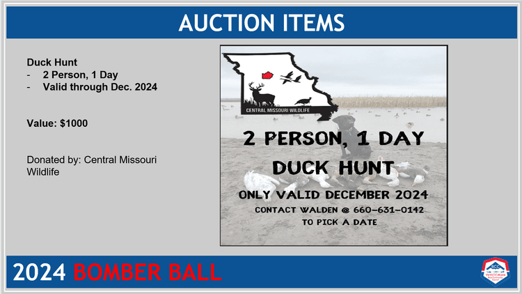 Image for Whiteman BCC Benefit Auction