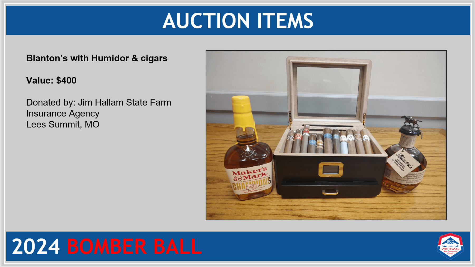 Image for Whiteman BCC Benefit Auction