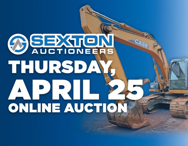 Image for Sexton Auctioneers April 25th Equipment Auction