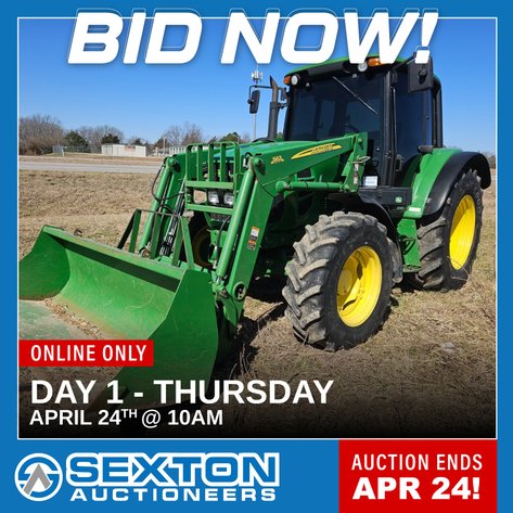 Image for Sexton Auctioneers April Equipment Auction Day One (24th)