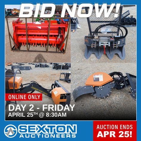 Image for Sexton Auctioneers April Equipment Auction Day Two (25th)