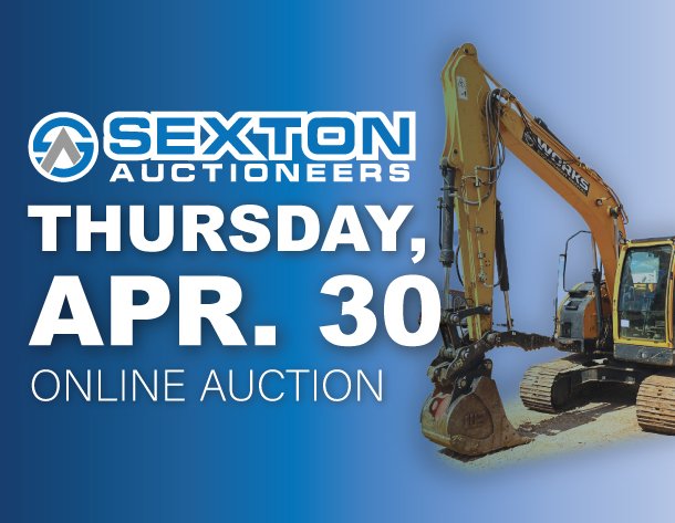 Image for Day One - April 30th | Sexton Auctioneers April 2026 Online Equipment Auction