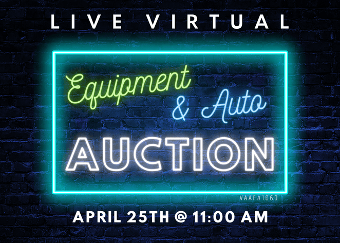 Image for April Live Virtual Equipment & Auto Auction