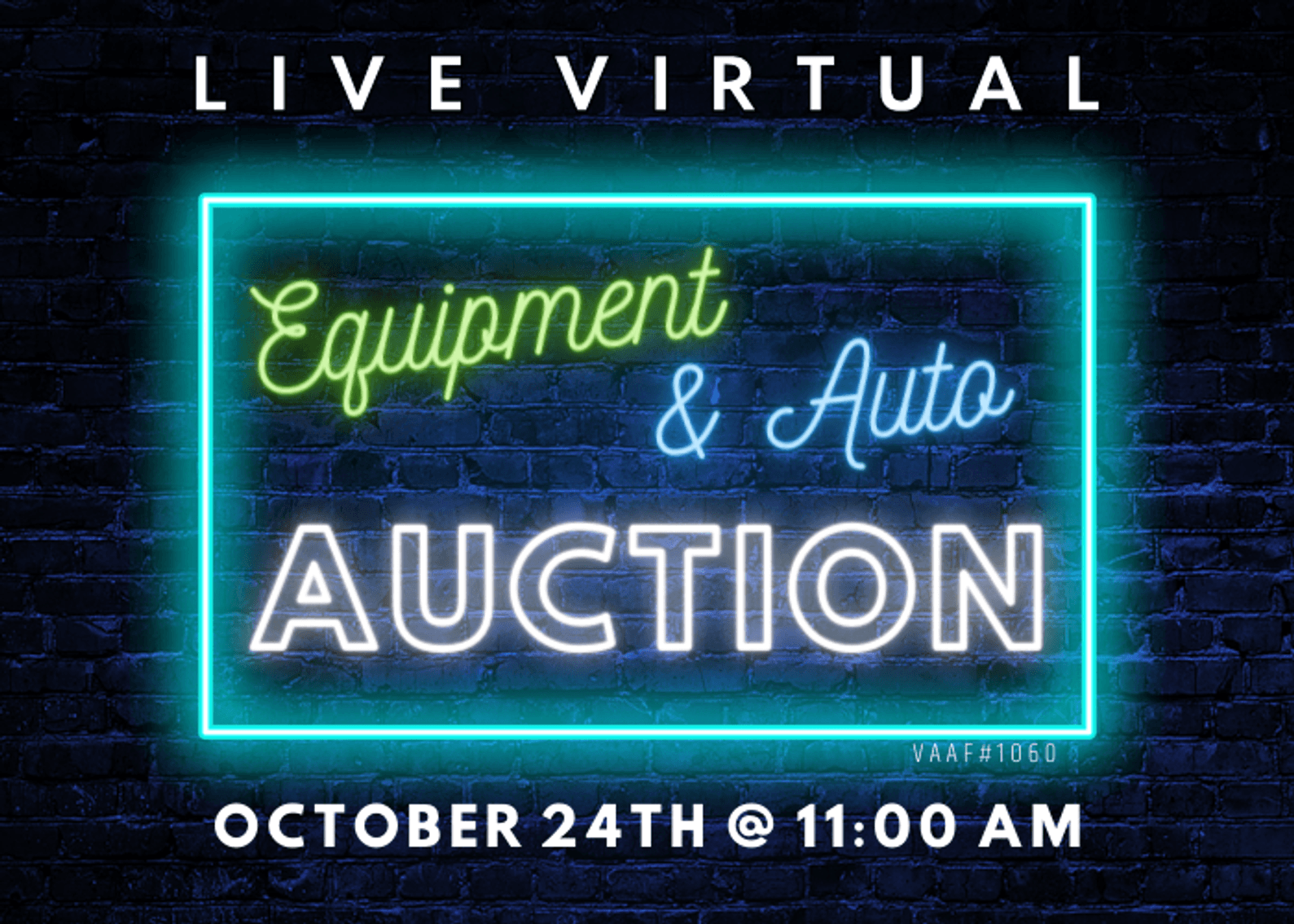 Image for Live Virtual Equipment & Auto Auction
