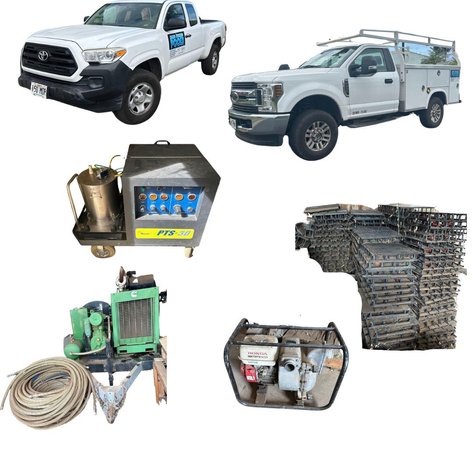 Image for Secured Creditor Liquidation: Pool Repair & Construction Equipment