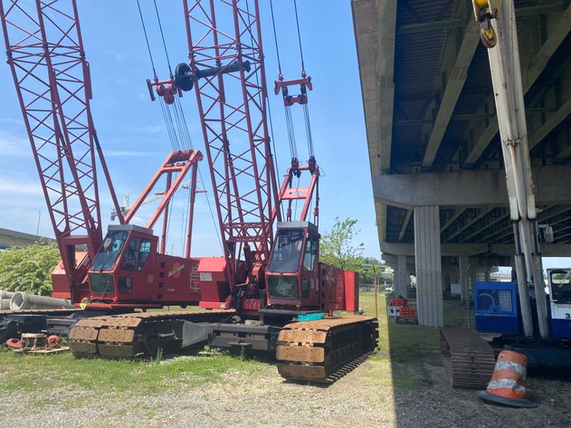 Image for MANITOWOC M80W Crawler Lattice Boom Crane - Norfolk VA