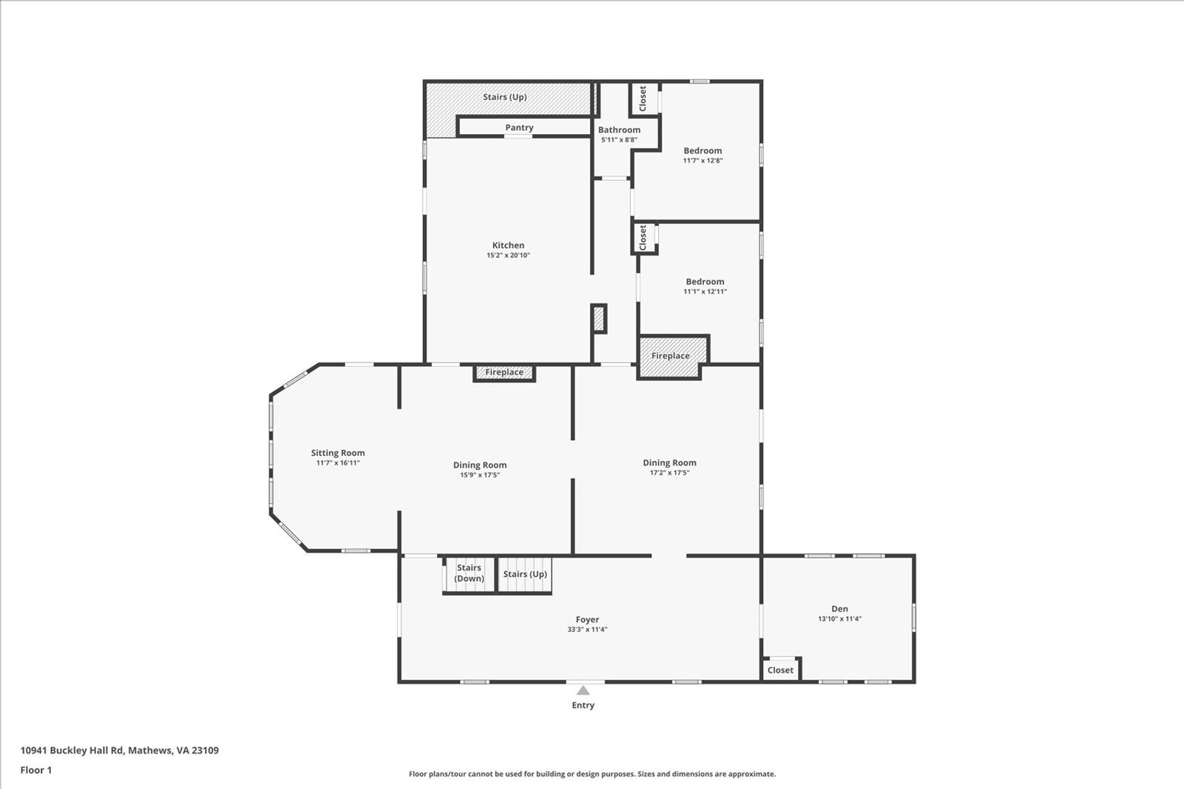 Image for Mathews VA - Income Producing Airbnb & Wedding Venue 6,500 SF, 8 BR, 5.5 BA - Renovated Historic Greek Revival Style Home - 10941 Buckley Hall Rd. Mathews VA 23109