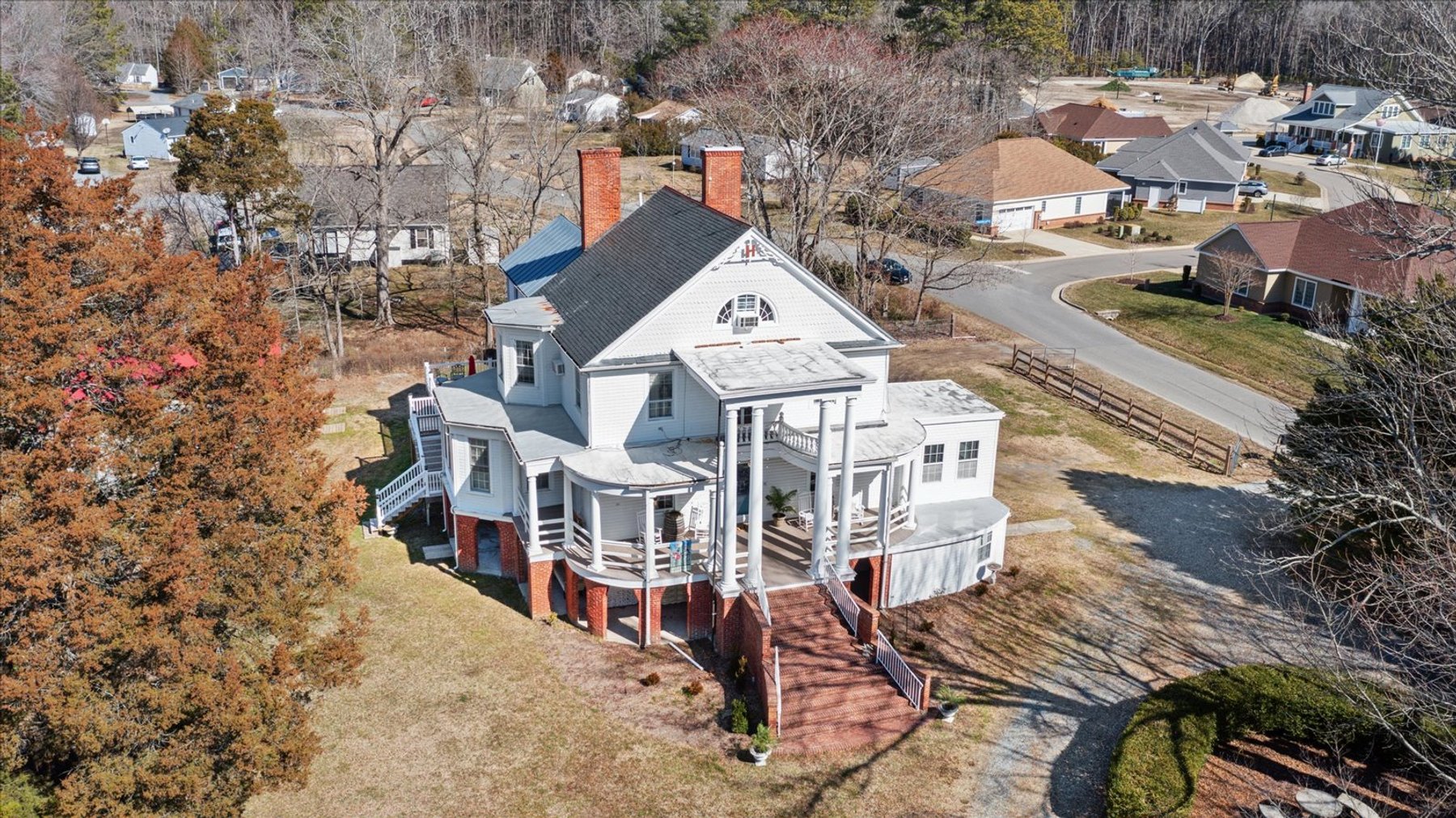 Image for Mathews VA - Income Producing Airbnb & Wedding Venue 6,500 SF, 8 BR, 5.5 BA - Renovated Historic Greek Revival Style Home - 10941 Buckley Hall Rd. Mathews VA 23109