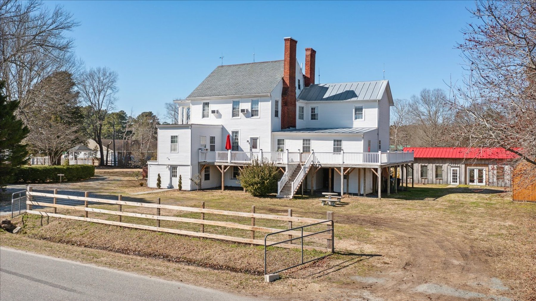 Image for Mathews VA - Income Producing Airbnb & Wedding Venue 6,500 SF, 8 BR, 5.5 BA - Renovated Historic Greek Revival Style Home - 10941 Buckley Hall Rd. Mathews VA 23109