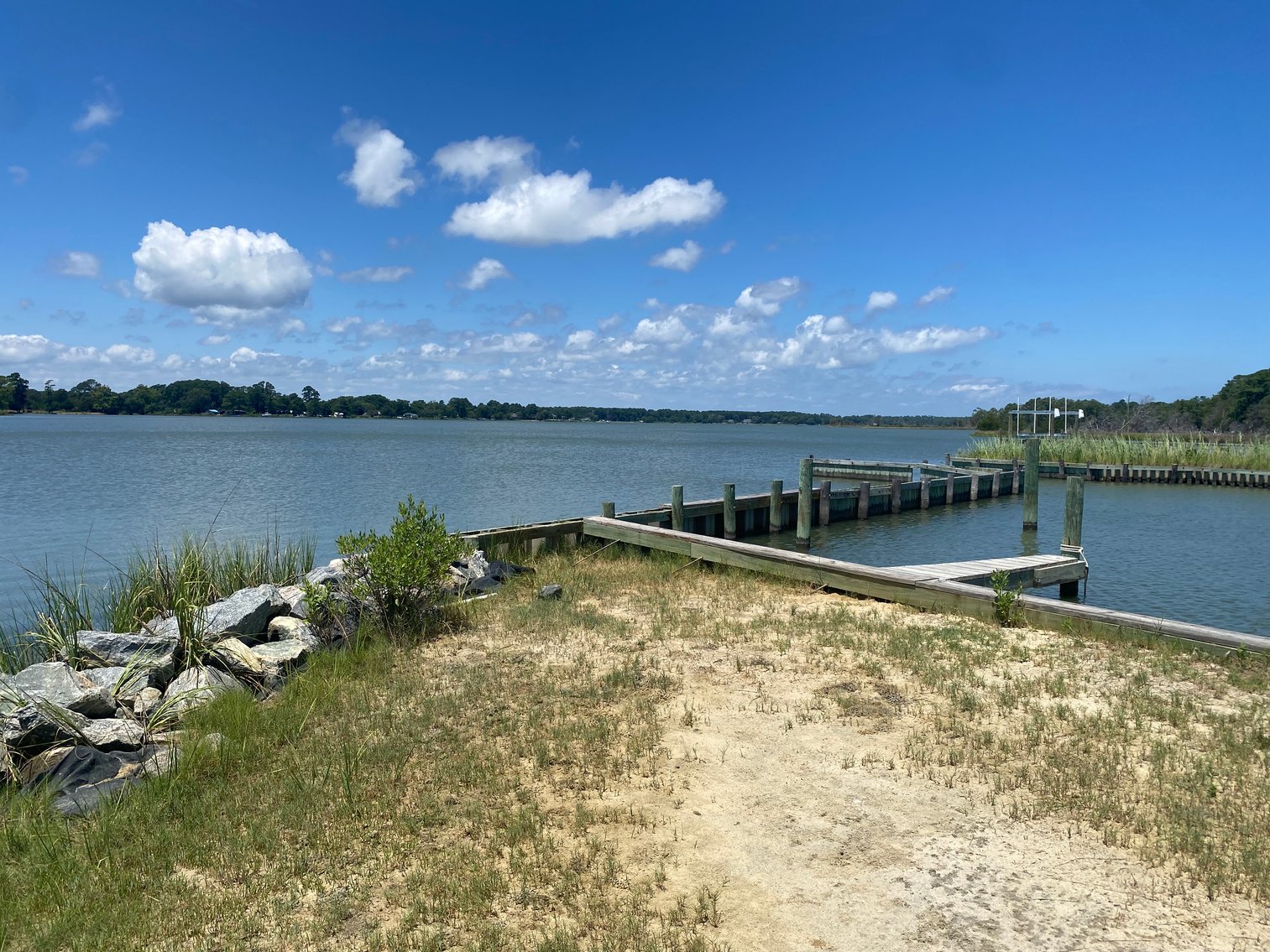 Image for Income Producing Waterfront Estate Mathews VA - Potential Annual Income $138,500 - Ranch Home - Guest Cottage -  Boat Ramp and 15 Slips - Fronting Billups Creek; 967 Lillys Neck Rd