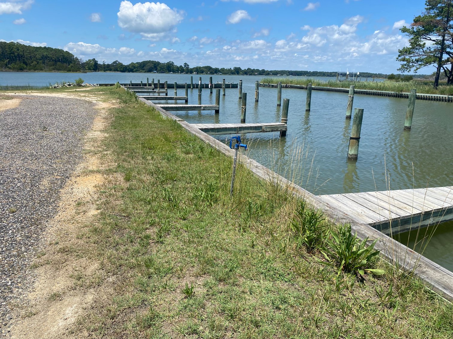 Image for Income Producing Waterfront Estate Mathews VA - Potential Annual Income $138,500 - Ranch Home - Guest Cottage -  Boat Ramp and 15 Slips - Fronting Billups Creek; 967 Lillys Neck Rd