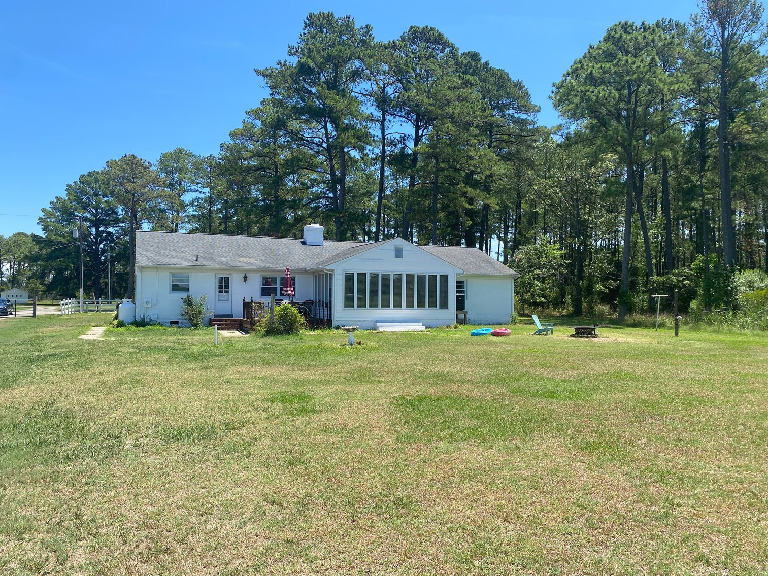 Image for Income Producing Waterfront Estate Mathews VA - Potential Annual Income $138,500 - Ranch Home - Guest Cottage -  Boat Ramp and 15 Slips - Fronting Billups Creek; 967 Lillys Neck Rd